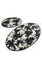 Mijölnir Juego de alfombras de baño Palm Djt, 2 piezas, Multicolor